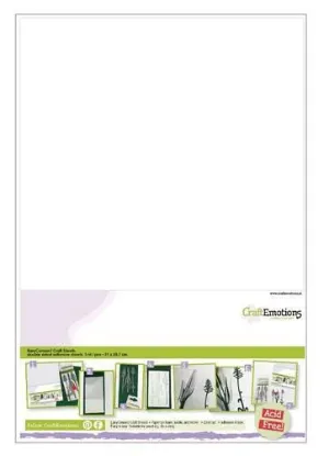 Afbeeldingen van CraftEmotions EasyConnect (dubbelzijdig klevend) Craft sheets A4 - 5 sheets