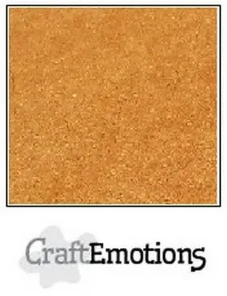 Afbeeldingen van CraftEmotions karton kraft bruin 30,5x30,5cm 220GR