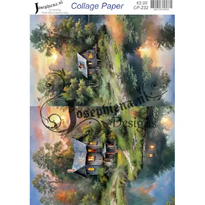 Boshuisje - Josephiena's collagepapier - CP-232