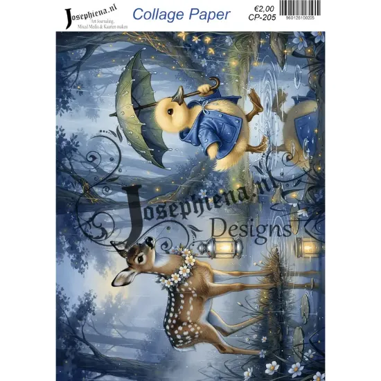 Regenbos - Josephiena's collagepapier - CP-205