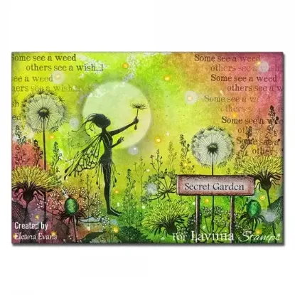 Secret Garden Sign - Lavinia Stamps - LAV746