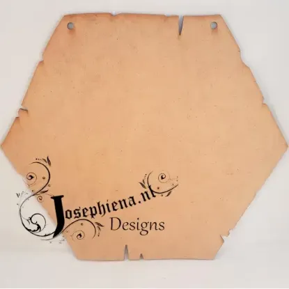 Picture of Worn Hexagon - MDF