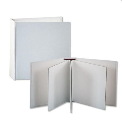 Cardboard Album, 3 pages, 16x16cm. Ideal for mixed media and scrapbooking.