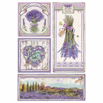 Stamperia Rice Paper A4 Provence Frames