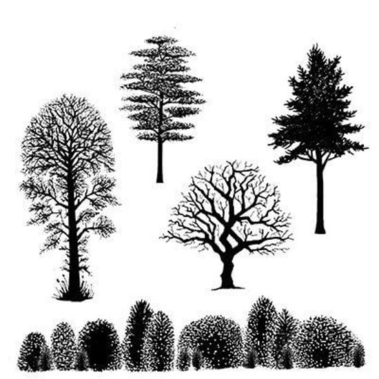 Tree Scene - Lavinia Stamps - LAV219