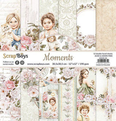 Scrapboys 12x12 inch Paper Pad - Moments