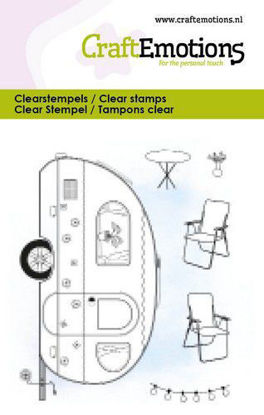 CraftEmotions clearstamps 6x7cm - Caravan