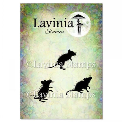 Three Woodland Mice - Lavinia Stamp - LAV402